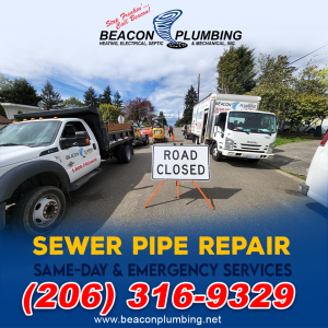 South Hill Sewer Pipe Repair